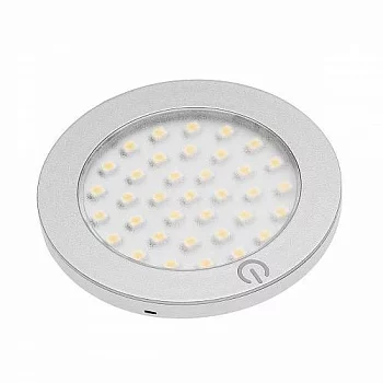 GTV: Светильник LED с выключателем Castello, 12V DC, 2,8 W, 36 SMD3528, 200см провод с miniAMP (2 метиза, скоч 3M), теплый белый LD-CS36CB-53