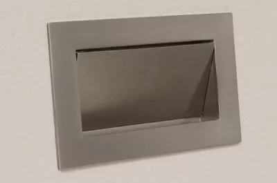 Ручка SPRING-2 врезная 96мм, отделка сталь шлифованная