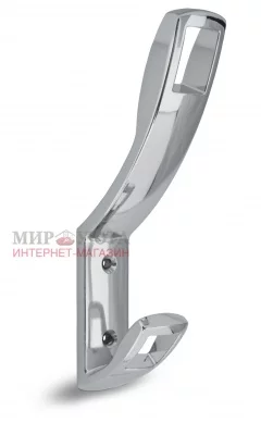 QUADRA Крючок двухрожковый хром: RW0804