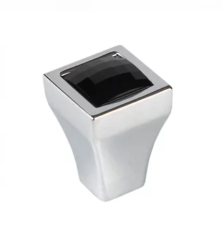 Boyard: Ручка мебельная CRYSTAL RC425CP/CrBl.4