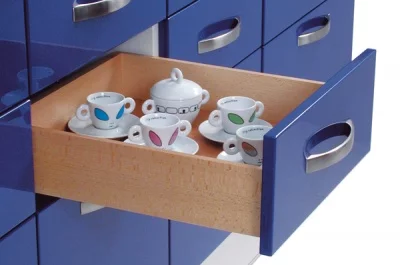 6155/450 Futura Smove Комплект направляющих L=450мм частичного выдвижения с доводчиком