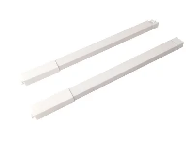 Рейлинги Firmax длина 350 мм, квадратные верхние для ящика Newline, белые