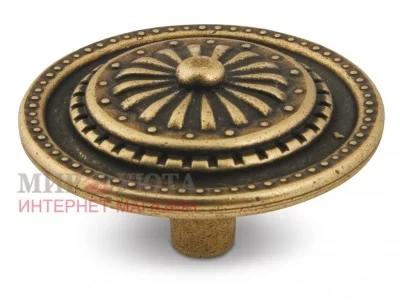 Ручка-кнопка D45мм бронза состаренная: GR1305
