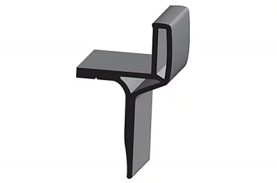 Карниз H.50мм для шторок-жалюзи, цвет Серый, L=2.18м