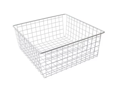Корзина сетчатая 190х400х400 мм, металлик серебристый FIRMAX