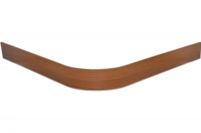 0307 Закругление для цоколя ПВХ Н.120, орех рустикальный NEW