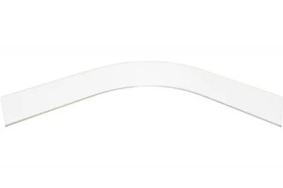 02 Закругление универсальное для цоколя ПВХ Н.100, белый
