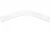 02 Закругление универсальное для цоколя ПВХ Н.100, белый 02 Закругление универсальное для цоколя ПВХ Н.100, белый