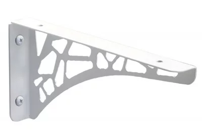 Менсолодержатель «Париж», отделка белый бархат (матовый), комплект 2 штуки