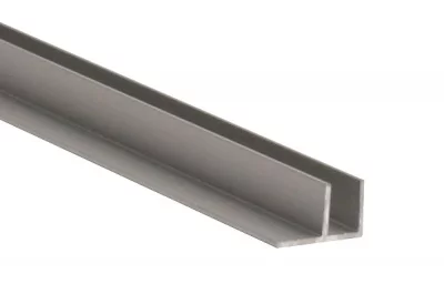 Профиль угловой 600мм для стеновых панелей, отделка алюминий