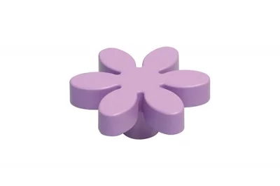 Ручка-кнопка, отделка фиолетовая