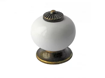 Boyard: Ручка мебельная BALU RC106AB.3/W