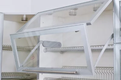 Подъёмный механизм Huwilift Fold для складывающихся вверх дверок (8.8-11.0кг), левый (в комплекте с