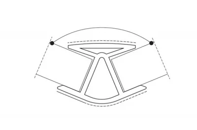 21 Угол 135 двухсторонний Н.100, шимо темный