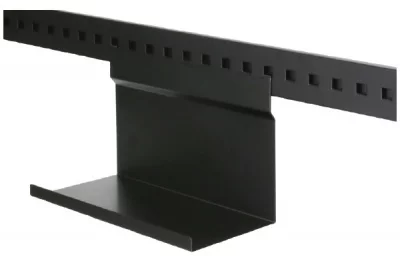 Полка универсальная 1-уровневая, 250х153х180мм, отделка черный бархат (матовый)