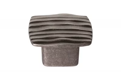 Ручка-кнопка 16мм, отделка олово грубое