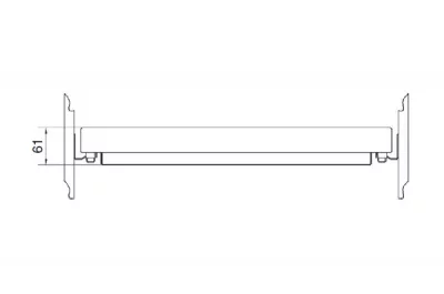 Поддон Н=51, для рамки в базу 530, арабика