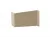 Накладка декоративная для навеса шкафа 806000500SX , бежевая, левая