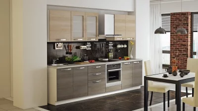 Кухонный гарнитур длиной - 300 см (со шкафом НБ)