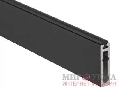 VOGUE Штанга прямоугольная 30х8, с демпфером, темная бронза, L-900: TA0213TBR VOGUE Штанга прямоугольная 30х8, с демпфером, темная бронза, L-900: TA0213TBR