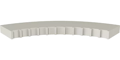 Планка подфризовая закругленная обратная, коллекция Лаура