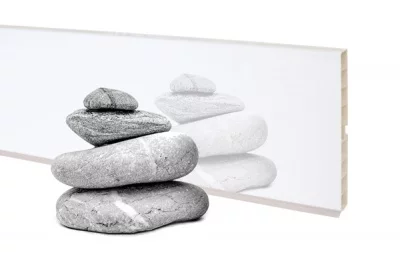 0418 Цоколь ПВХ H.120, L=4000, белый глянец NEW