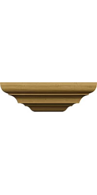 Накладка на ФВ фигурный прямая, коллекция Виктория