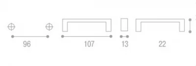 Giusti: Ручка металлическая с кристаллами Swarovski - WMN.550.096.KR03