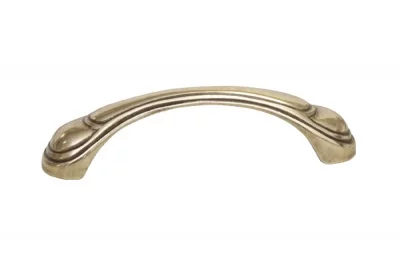 Ручка-скоба 96мм, отделка бронза глянец