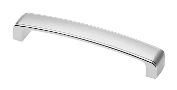 Ручка мебельная MONZA C=160 мм, хром/инокс GTV UZ-MONZA160-06