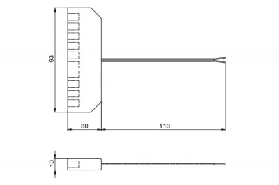 Блок распределительный L806-PC на 10 подключения, с проводом 200 мм
