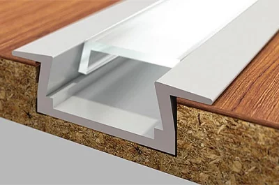 Профиль-рассеиватель 2206 для LED подсветки, L=2000мм, отделка транспарент