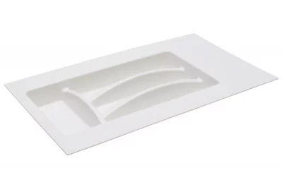 Ёмкость в базу 300-350 для столовых приборов, цвет белый