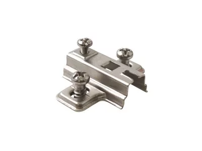 Планка монтажная для петель серии Slide-on, H=2, евровинт, сталь