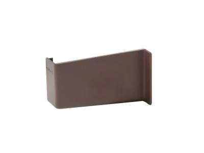 Накладка декоративная для навеса шкафа 806000400SX, коричневая, левая