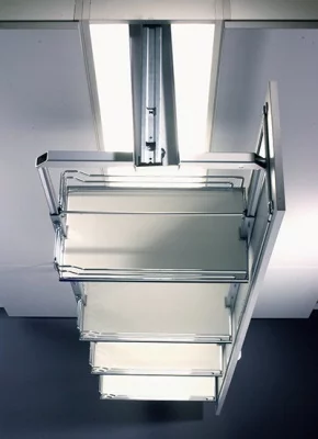 Kessebohmer: Диспенса поворотная, высота 1800-2000 мм, для фасадов шириной 400 мм