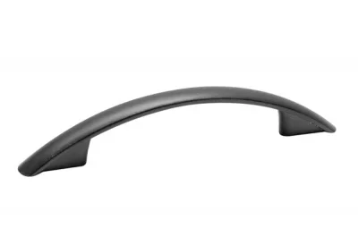 Ручка-скоба 96мм, отделка чёрная