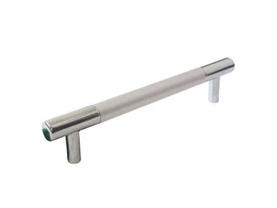 Ручка рейлинг Mico хром/алюминий 128