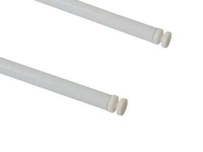 Рейлинг продольный Firmax глубина 350 мм белый, (2 рейлинга + 2 крепления)