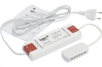 Комплект источника питания 30Вт, 200-240В/24В с блоком распределительным и проводом сетевым