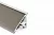 Бортик треугольный L=4000, под шлифованный алюминий