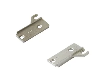 Рейлинг продольный Firmax глубина 400 мм серый, (2 рейлинга + 2 крепления)