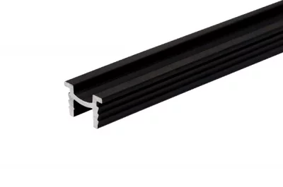 Направляющая нижняя врезная, L=3000мм, отделка черная