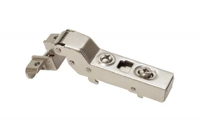 Петля 110 полунакладная с доводчиком, для алюминиевой рамки, Clip-on, отделка никель