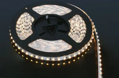 Лента светодиодная SMD3528, 600 LED, 48Вт/12В, 5000х8х2.5 мм, IP 20, 6000К (холодный белый)