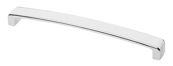 Ручка мебельная MONZA C=256 мм, хром / белая GTV UZ-MONZA256-10