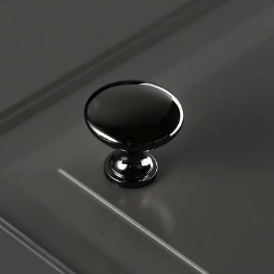 Ручка-кнопка TERNI, черный хром GTV GZ-TERNI-1-12