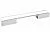 Ручка-скоба 160-224мм, отделка хром глянец + белый пластик