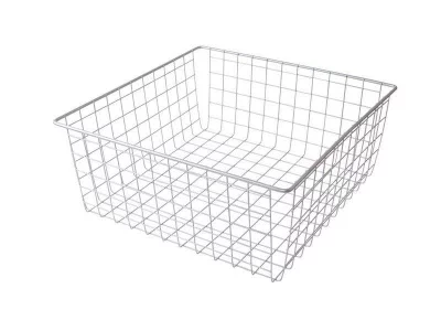 Корзина сетчатая 190х400х400 мм, металлик серебристый FIRMAX