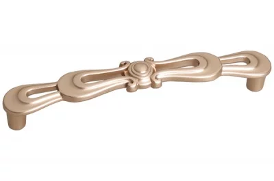 Ручка-скоба 128мм, отделка золото розовое матовое Ручка-скоба 128мм, отделка золото розовое матовое